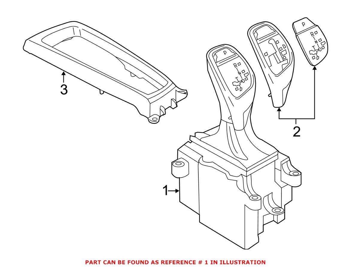 BMW Automatic Transmission Shift Lever 61319296906